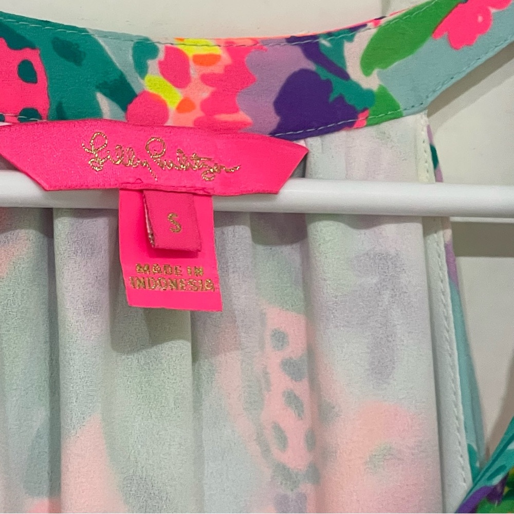 Lilly Pulitzer Carolane Lileeze Tassel Tie Pear  Swing Dress S NEW NWOT Small - Picture 8 of 9
